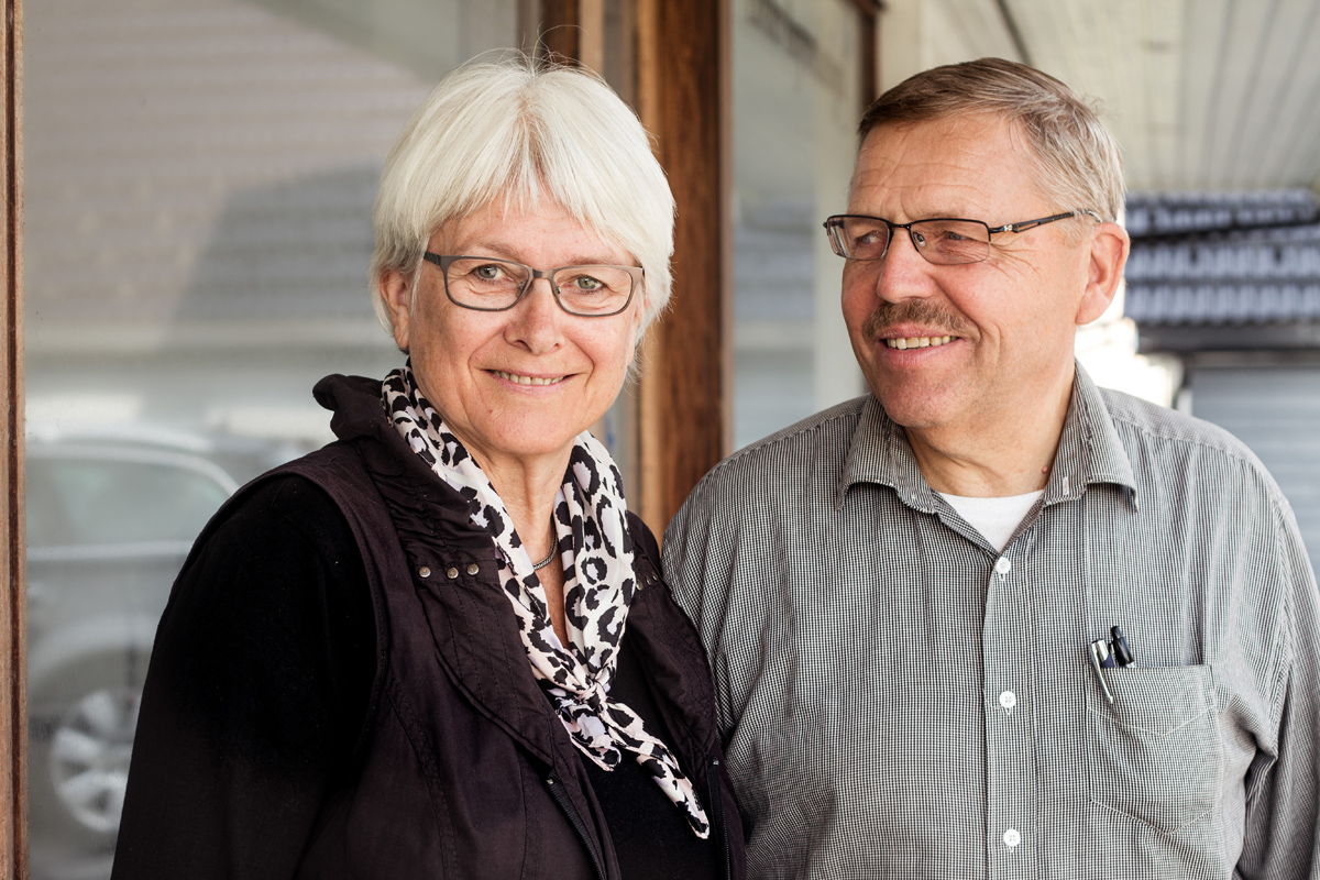 svein lande og Bodil lande smiler